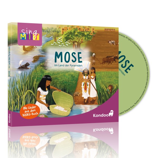 Sing Mit: Alle Lieder aus dem BOOKii-Buch “Mose” zum Anhören auf CD